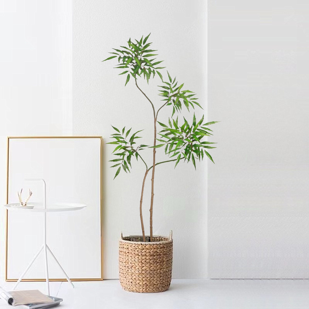Ficus Lyrata Tree - Tanaman palsu plastik dekorasi rumah, pohon