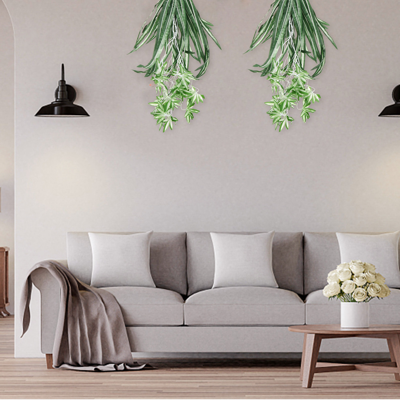 Spider Plant Hanging - Tanaman Laba-laba Buatan, Dekorasi Gantung Berbentuk