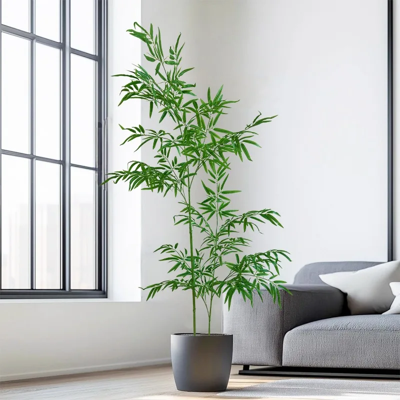 Bambu Buatan Bambu Hijau Besar - Ficus Lyrata Tree ulasan dan harga