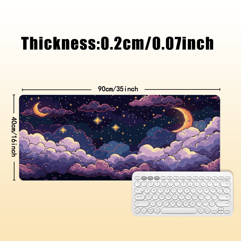 Alas Mouse Purple Starry Night - Tradescantia Purple ulasan dan harga