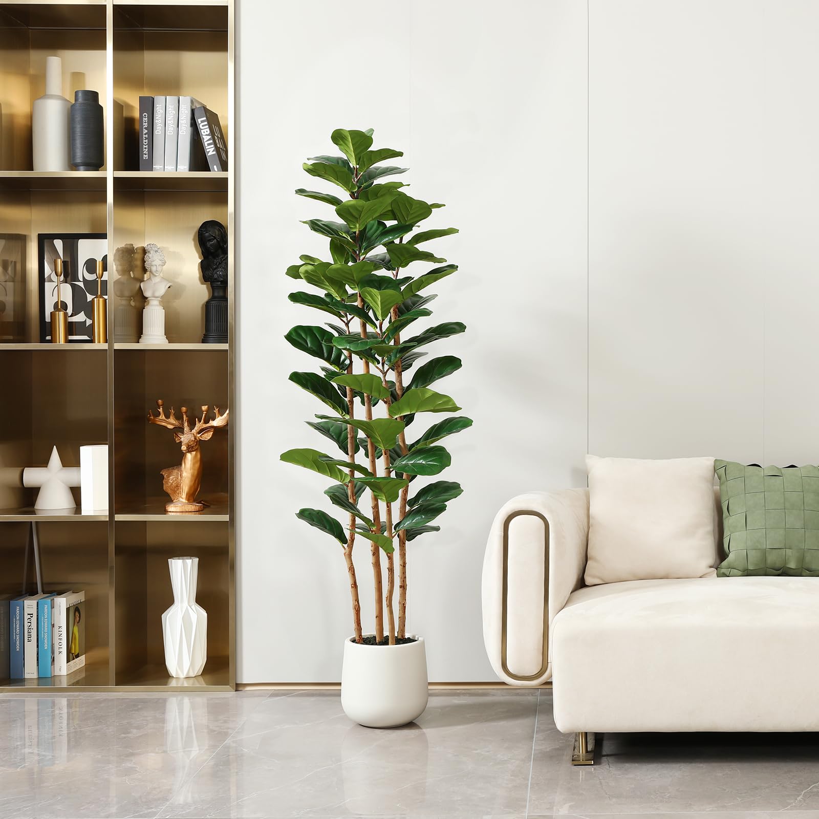 Pohon Ficus Artifisial dengan  - Ficus Lyrata Tree ulasan dan harga
